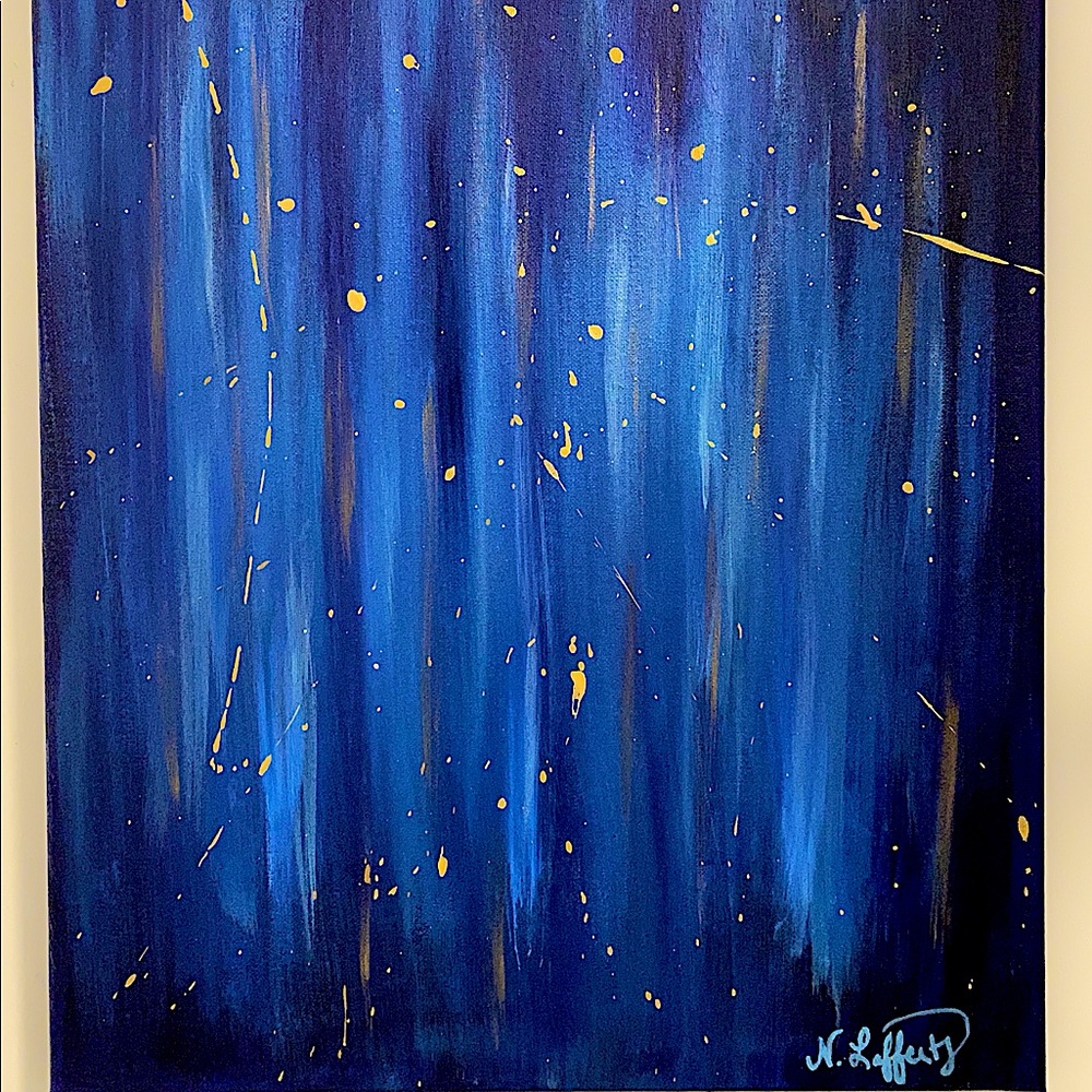 Blue abstract